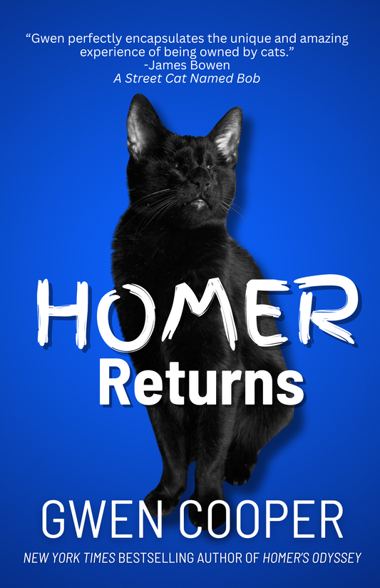 Homer Returns: More True Tales of a Blind Wonder Cat & His Fur Family (paperback)