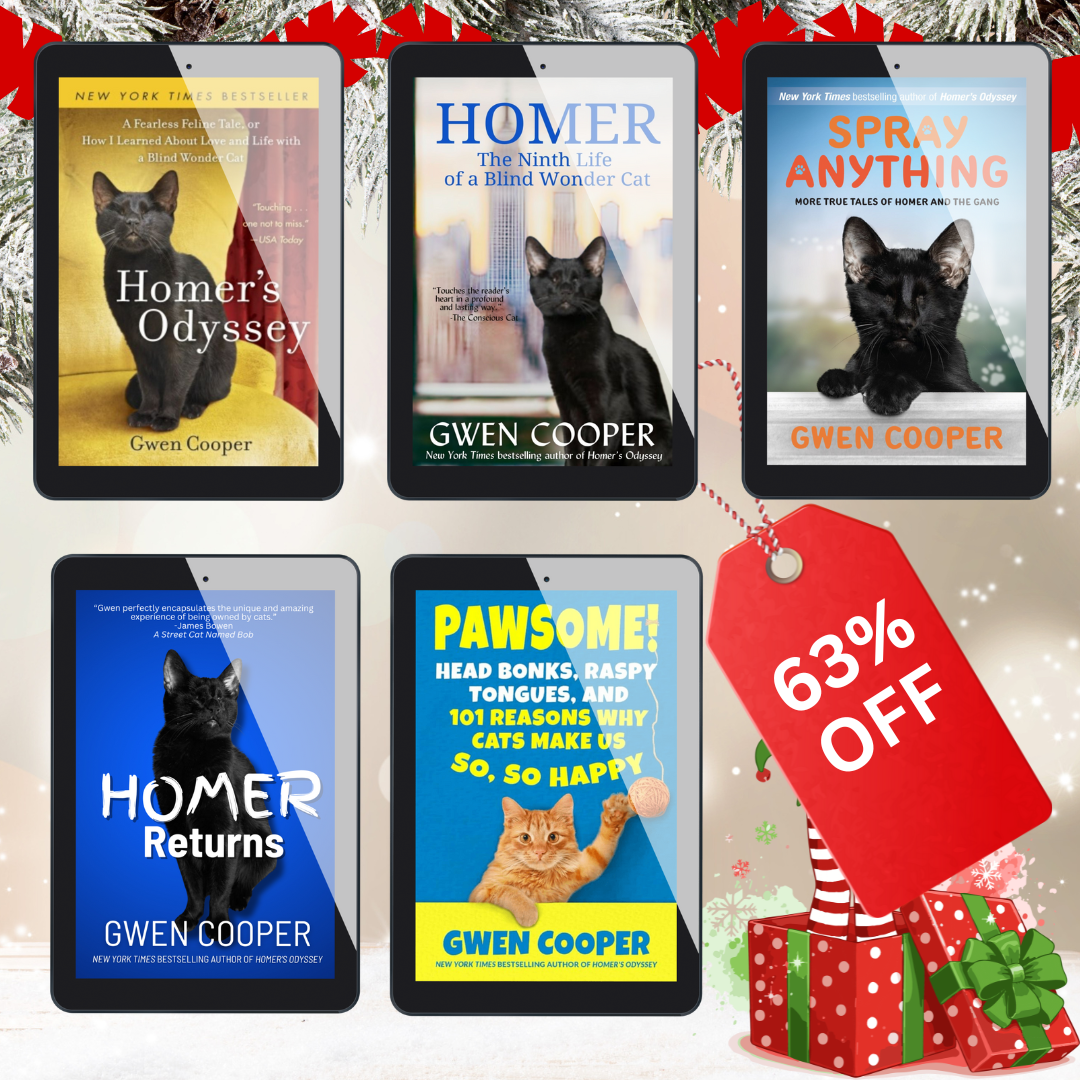 The COMPLETE Cat Lover's Bundle (Homer Books #1 thru #4 plus PAWSOME!)