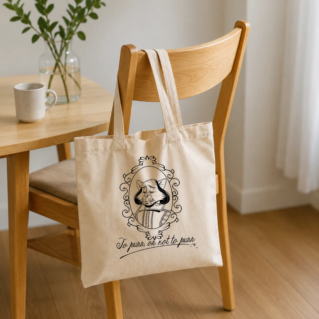 Catspeare Tote Bag, Black